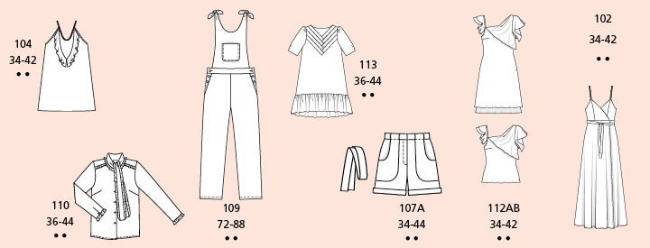 
Mille fleurs - Burda Style Juillet 2016
