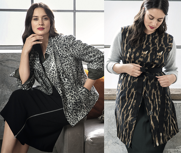 
Blouson, jupe zippée et gilet long  - Burda Style Août 2017

