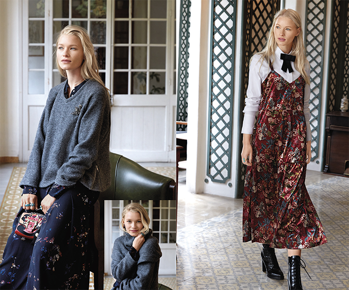 
Pull à col mantille amovible et robe à bretelles - Burda Style Septembre 2017
