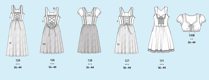 
Les corsets inspirants du Dirndl !  - Burda Style 
