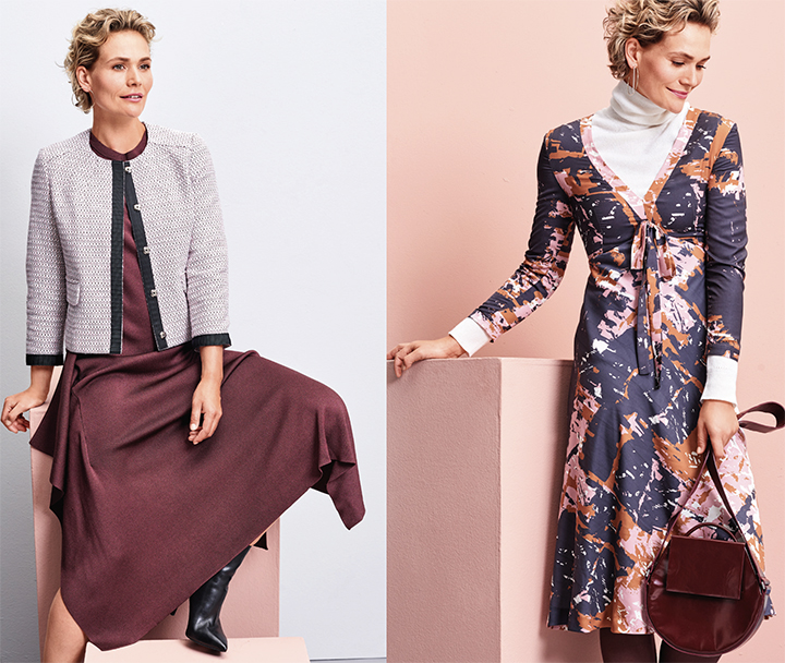 
Veste boîte et robe fluide - Burda Style Décembre 2017

