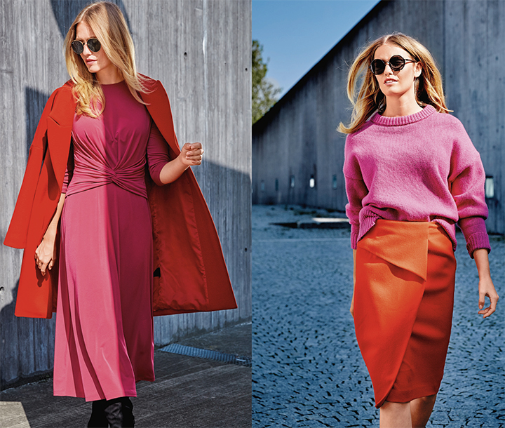 
La palette des fuchsia..    - Burda Style Janvier 2018
