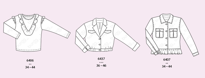 
Les vestes  - Burda Style 
