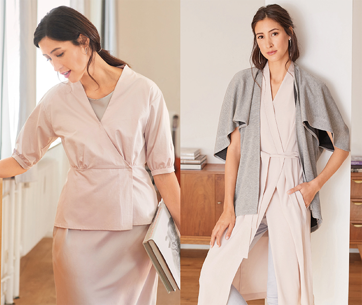 
Blouse et cardigan façon mantelet   - Burda Style mars
