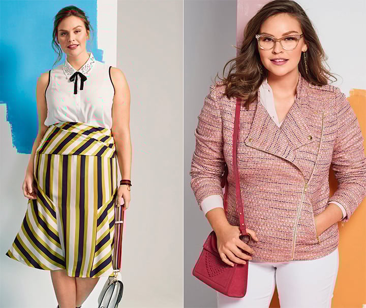 
Une jupe et un perfecto - Burda Style Plus PE 2018

