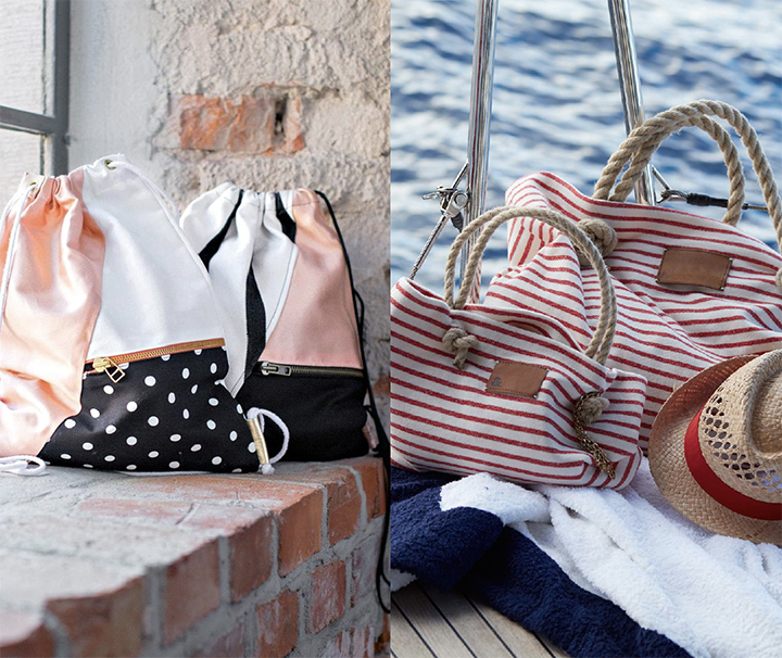 
Les sacs pour le sport et la plage - Burda Style 
