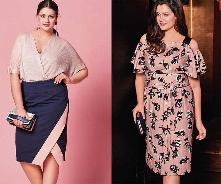 
Jupe croisée et robe épaules nues - Burda Style plus
