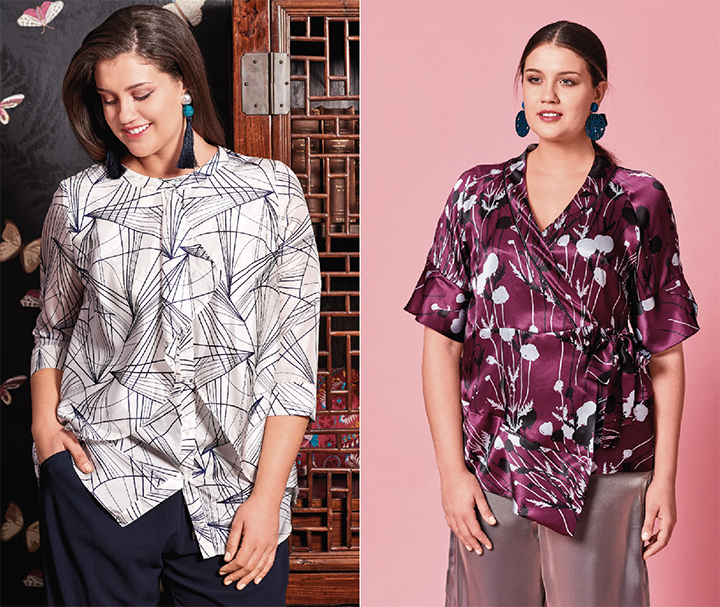 
Chemisier à superpositions et tunique kimono - Burda Style plus
