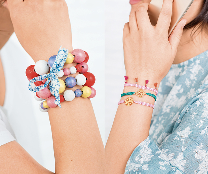 
Grosses perles de bois ou macramé filigrane ?  - burda style hs accessoires
