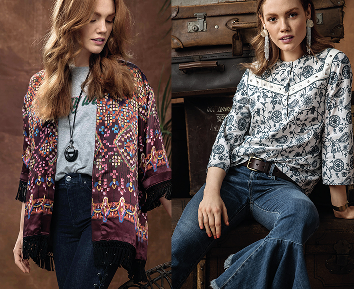 
Veste frangée et blouse brodée - burda style mai
