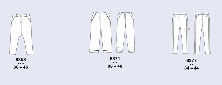 
 Les pantalons  - Burda Style 
