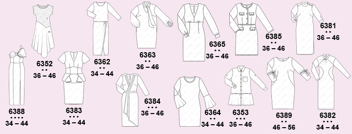 
 Robes - les sobres   - Burda Style 
