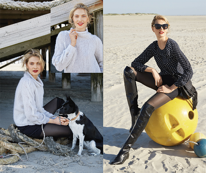 
Pull douillet et blouse légère - burda style octobre
