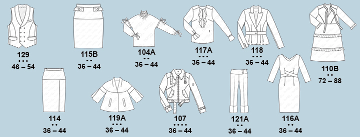 
Brit chic - Burda Style 
