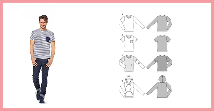 

En 4e place : un t-shirt basique unisexe

 - 

Burda Style 10 meilleurs ventes patrons pochettes 2018


