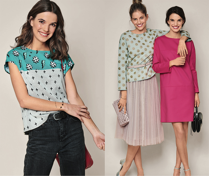 
T-shirts et robe -  Burda Style HS Easy printemps 2019
