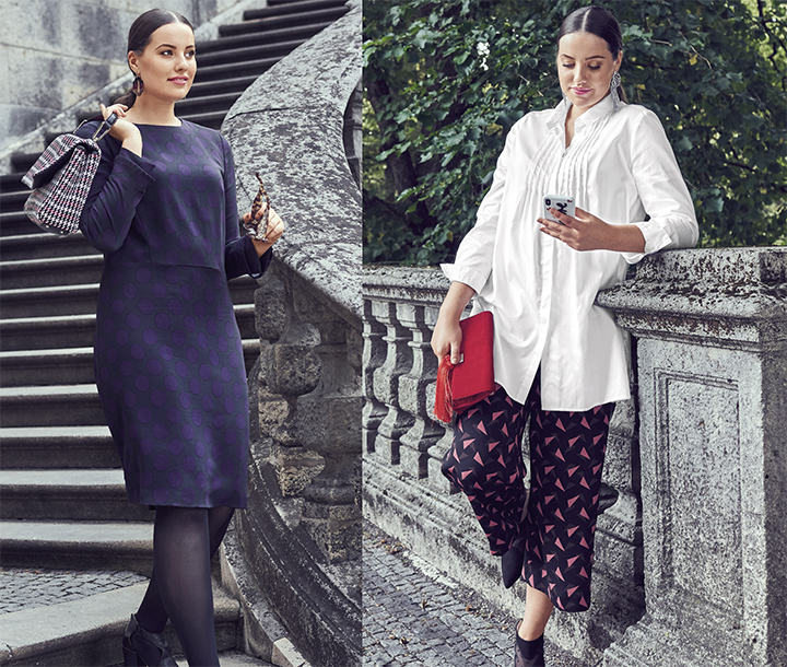 
Robe trapèze et tunique  - burda style
