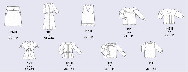 
Nouvelle romance - Burda Style collection mai 2019
