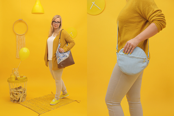 
Le sac hobo Sophie et le sac rond Ruby - burda créatif sac
