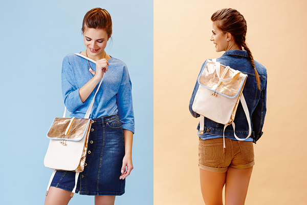 Metallic style : en similicuir rose tendance - burda créative