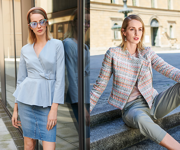 Néo-chic à la parisienne - Burda style février