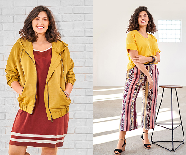 Blouson à capuche et pantalon imprimé - Burda plus P/E 2020