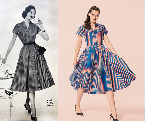 Modèle vintage : la robe des années 50