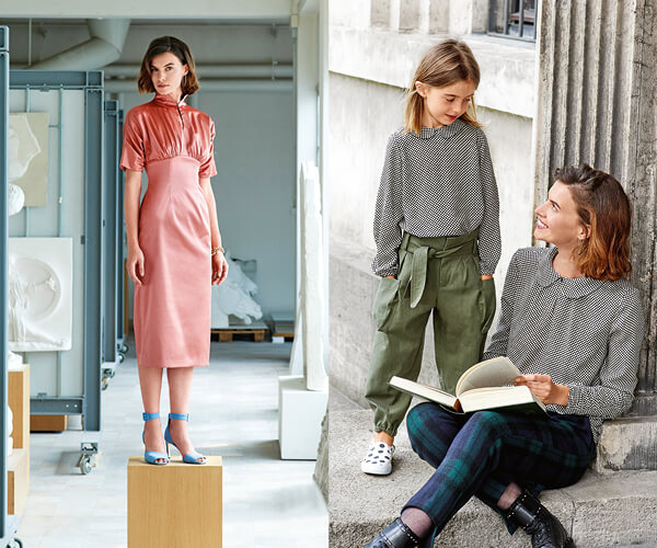 Robe rétro et blouses pour petites et grandes