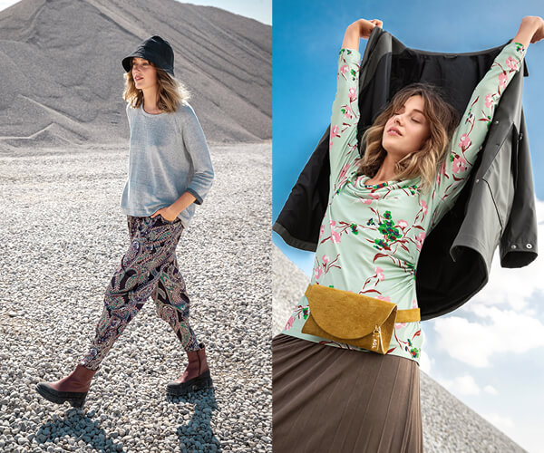 Pantalon sarouel et t-shirt col bénitier