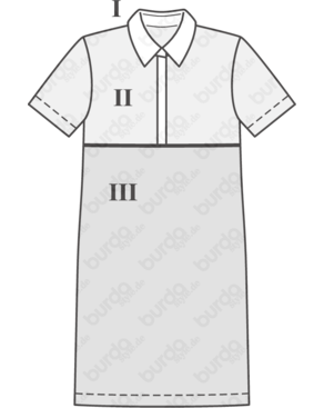 Patron Robe en Jersey n°113 | Burda Style 4/21