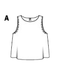 Patron Top, robe sans manches n°6541