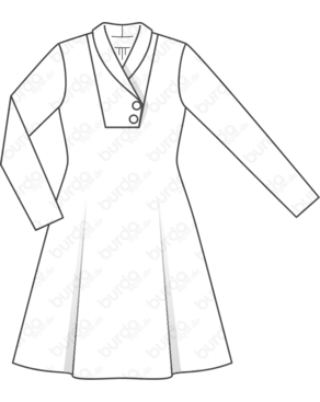Patron Robe en Tricot n°121 | Burda Style 01/21