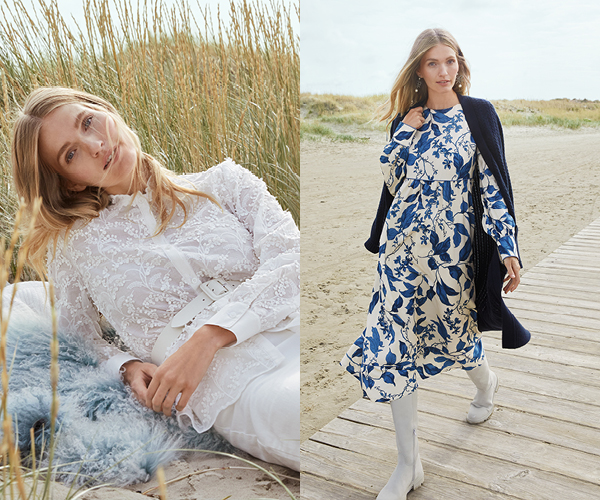 Blouse et robe florales