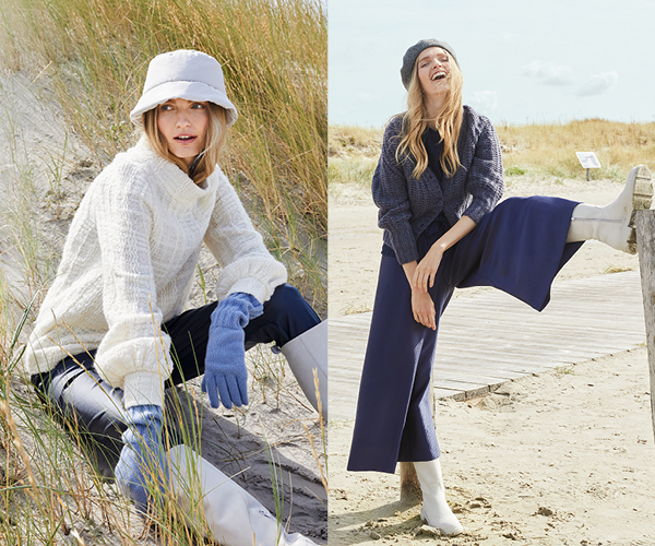 Ensemble chic pull et jupe-culotte