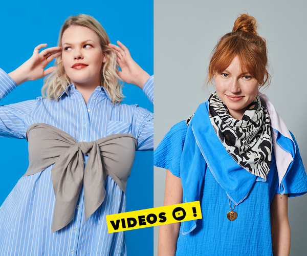 Votre top bandeau et votre foulard patchwork