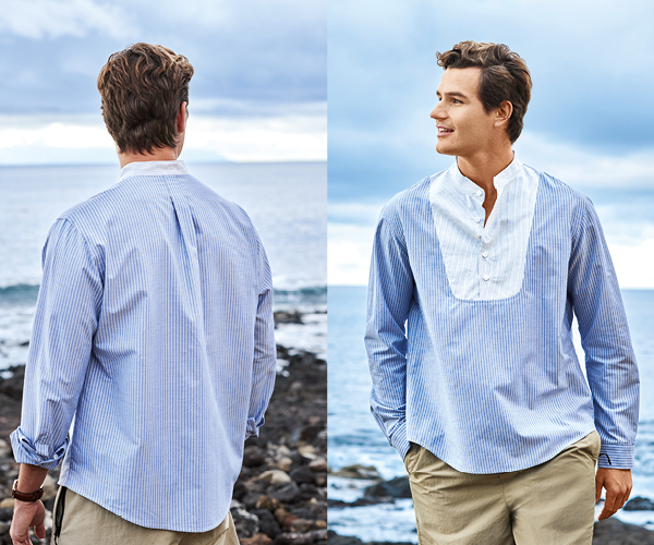 Col montant et plastron
