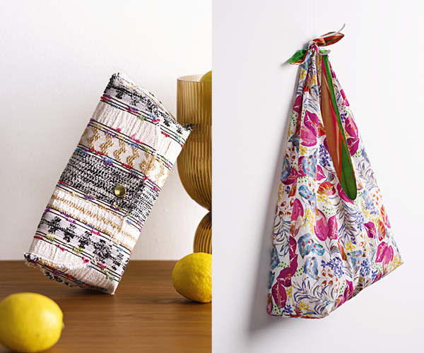 2 ateliers couture : la pochette et le sac