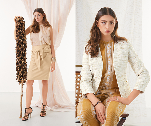 Des jupes, bas et vestes ultra tendance