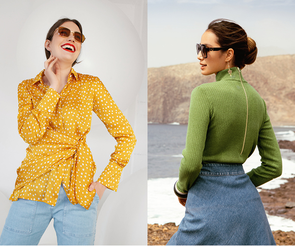 Sept tops et blouses