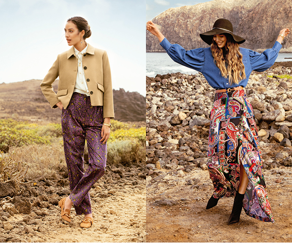Deux pantalons et trois jupes tendances