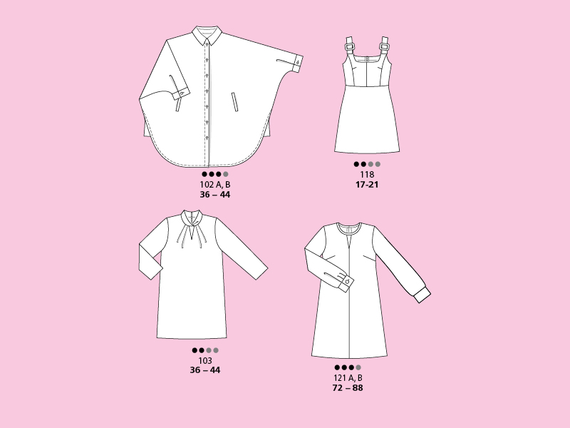 Chasuble, robes, chemise ample