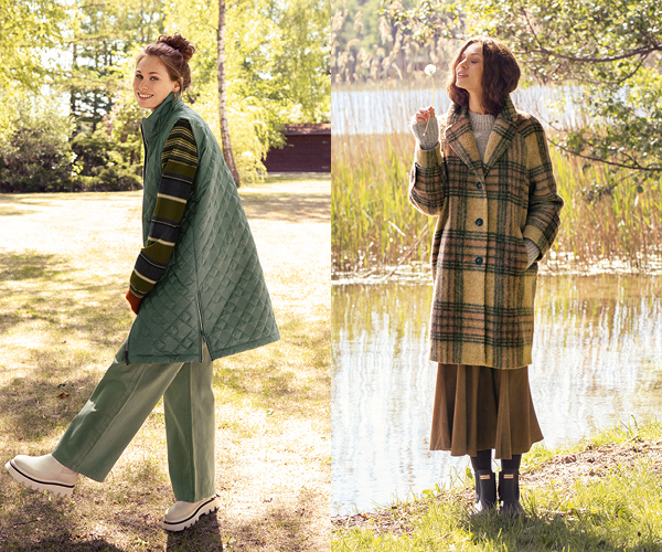 Vestes, manteau et gilet