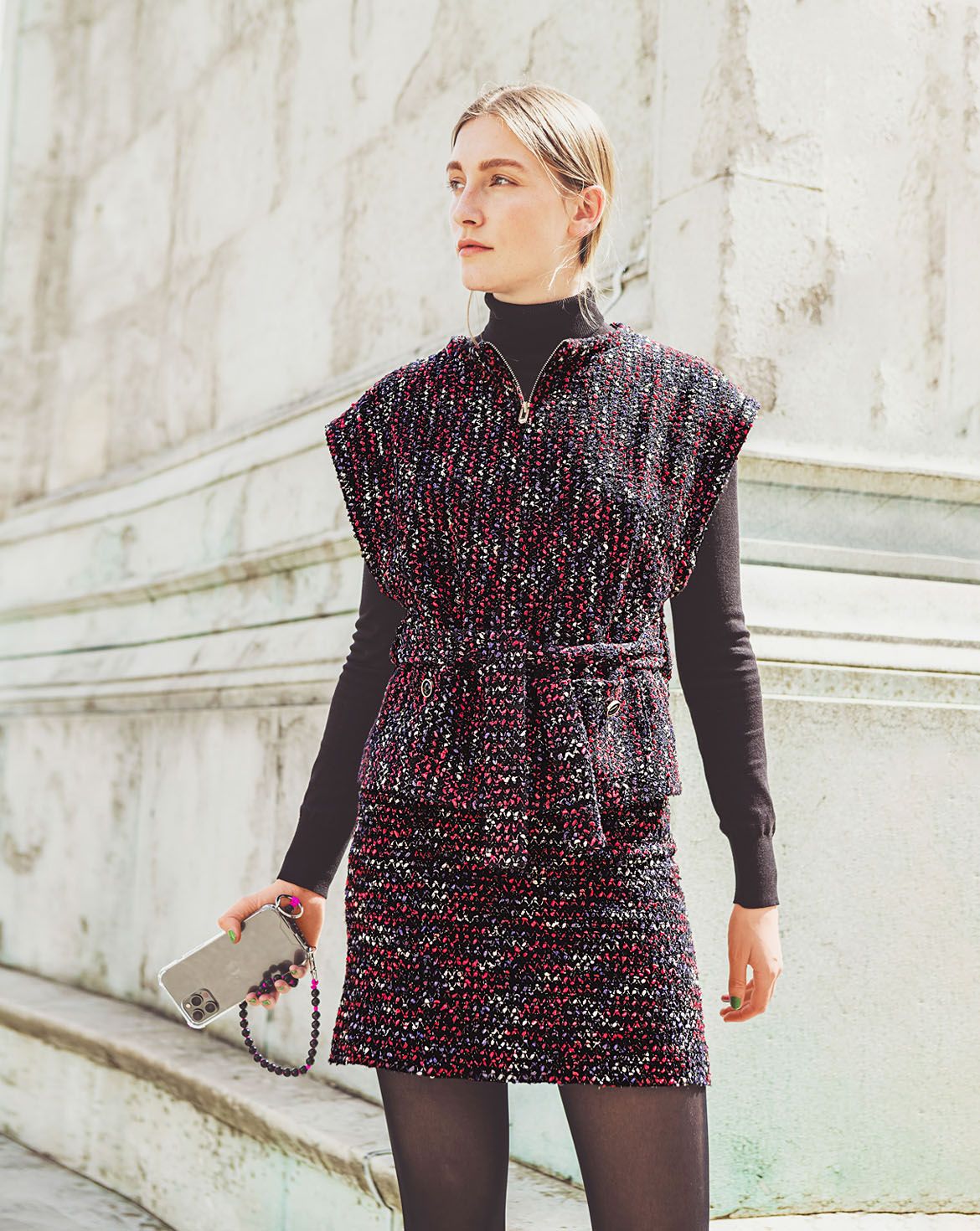 Les total looks en bouclé : ça matche ! 