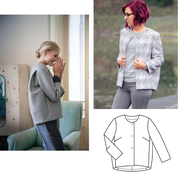Veste Rosa n° 02 de Burda Vintage Automne Hiver 2014