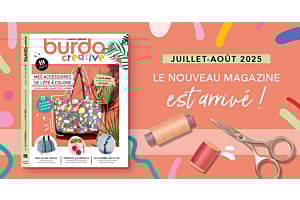 Nouvelle parution: burda creative n° 97 Couture, DIY et soleil au programme !