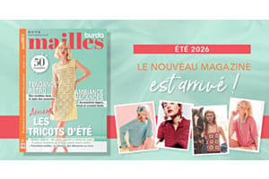 Nouvelle parution : Burda mailles n°35 – 50 patrons de tricot pour un été aérien