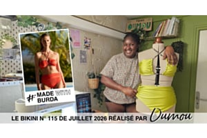 Oumou, candidate de Cousu Main saison 4, coud le nouveau maillot de bain Burda Style