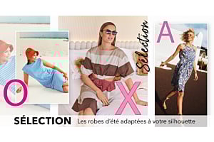 Sélection - Les robes d'été adaptées à votre silhouette !
