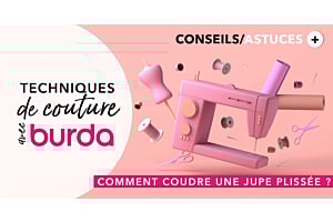 Technique de couture avec burda : comment coudre une jupe plissée ?