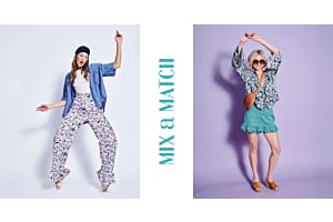 Mix & Match: des looks d’été fleuris à coudre avec Burda Easy